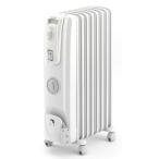 DeLonghi オイル・ラジエターヒーター L字型フラットフィン8枚 ライトグレ