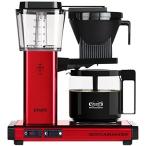 Moccamaster KBG 741 10-Cup Coffee Brewer with Glass Carafe, Red Metall
