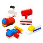 おもしろ消しゴム　ブロック消しゴムのりもの　60個セット 景品 子供 子ども会 縁日 お祭り 夏祭り 消しゴム 文房具 新入学 文具