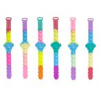 肉球プッシュポップバンド 24個セット　プッシュポップ 景品 子供 子ども会 玩具 オモチャ おもちゃ 縁日 お祭り イベント お子様ランチ ランチ景品