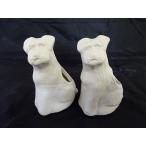 陶芸用　石膏型　シュナウザー　楊枝入れ　2個抜き　鋳込み　犬　動物