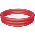 ビニールプール 150cm 赤(2039000321677Red) 子供用 プール 家庭用 水遊び 庭 ベランダ 幼児