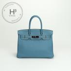 エルメス HERMES バーキン30 バーキン 30 バッグ トートバッグ トリヨンクレマンス ブルージーン Bluejean ブルー 青 水色