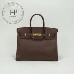 エルメス HERMES バーキン35 バーキン 35 バッグ トートバッグ アルデンヌ ブラウン Brown 茶 ゴールド金具