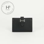 エルメス HERMES ベアンミニ ベアン ミニ 財布 二つ折り財布 ミニ財布 ミニウォレット エプソン ノワール　noir ブラック