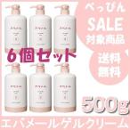 エバメール オールインワンゲル エバメールゲルクリーム ポンプ500g(S) ×6個セット
