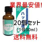 ハッカ油 20個セット 30ml 天然 ハッカオイル 原液 アロマ アウトドア お風呂 (30ml(単体)) 送料無料