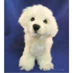 HANSA　White Puppy Standing　20cm　コイヌ　ぬいぐるみ　(6583)
