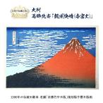 浮世絵木版画　凱風快晴 赤富士 サイズ 約２７×３９．２（葛飾北斎 富嶽三十六景）竹笹堂　復刻版浮世絵