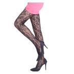 純情なコスモス柄　花言葉は 乙女の真心 網タイツ &amp; アミタイツ NO.8049