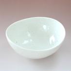 雪粉引 楕円4.0鉢 / 食器 鉢 小鉢 卵