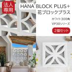 法人・企業・店舗限定　花ブロックプラス VP30 ホワイト300角 2個セット 白セメントブロック 琉球ブロック 花ブロック 最低注文数量3以上