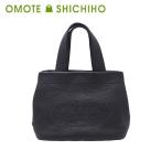 ショッピングPRADA PRADA プラダ スモール レザー トートバッグ ハンドバッグ 1BG390 ブラック 黒 ゴールド金具 パンチング ロゴ 美品◆中古Aランク