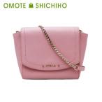 FURLA フルラ ニューデイジー チェーン ショルダーバッグ ミニバッグ チェーンバッグ レザー ピンク レディース 未使用品◆Nランク