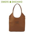 ショッピングミュウミュウ MIU MIU ミュウミュウ アイビー ミディアム トートバッグ ソフトレザー 5BG231 コニャック ブラウン 茶色 未使用品◆Sランク