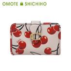 ショッピングさくらんぼ COACH コーチ タビー ミディアム ウォレット ウィズ チェリー 二つ折り 財布 CB581 スムース レザー さくらんぼ 美品◆中古Aランク