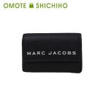 MARCJACOBS マークジェイコブス 三つ折り コンパクト 財布 ウォレット PVC ブラック 黒 M0015057 未使用品◆Sランク