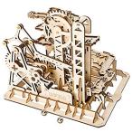 送料無料ROBOTIME 3D Wooden Puzzle Brain Teaser Toys Mechanical Gears Kit Unique Cra