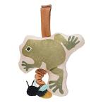 【送料無料】Manhattan Toy Firefly Frog Baby Travel Toy with Chime, Jiggle Pull, Crinkle