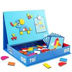 送料無料Toi Kids Magnet Toys Magnetic Jigsaw Puzzle Boxes for Kids Age 3-7,Shape,Pr