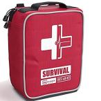 【送料無料】[2022 New]Survival First Aid Kit with Labelled Compartments Molle System Fi