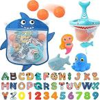 送料無料MITCIEN Baby Bath Toys with Organizer Bag 36 Foam Bath Letters and Numbers,