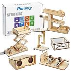 6 in 1 STEM Kit, Science Experiment Projects, Wooden Building Blocks, Educa