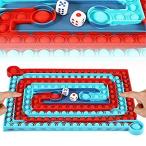【送料無料】Big Pop Game Fidget Toy，Pop Chess Board Game with 2 Dice Board Dice Big Pop