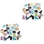 送料無料balacoo 2 Sets Magnetic Letters Fridge Alphabet Magnets Preschool Learning