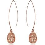 Yahoo! Yahoo!ショッピング(ヤフー ショッピング)送料無料Humble Chic Simulated Druzy Long Drop Earrings for Women - Boho Fashion Thr