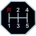 直送品 ジェットイノウエ シフトパターンステッカー 日野 プロフィア/ふそう キャンター 503701  ※代引・返品不可