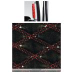 直送品 ジェットイノウエ モコモコアシストブレーキカバー ダブルステッチ ロイヤルブラック/赤糸 595320  ※代引・返品不可
