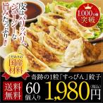 ショッピング餃子 ぎょうざ 餃子 取り寄せ できたて発送 すっぴん餃子60個セット 名産品 大阪 冷凍食品 業務用 ぎょうざ