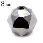 テラヘルツ鉱石 ビーズ パーツ スターカット 8mm 粒売り 1粒 美容 健康 Terahertz 父の日 ギフト プレゼント 爆買