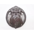 Франция производства [vai King ] пряжка 40mm ширина соответствует [ серебряный ] мужской женский viking Северная Европа воитель asgarudoso-do овальный Warrior -
