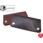 Inception сделано в Японии in sepshonHORSE BUTT LEATHER TRUCKER WALLET LONG черный / Brown шланг bat Tracker бумажник длинный 
