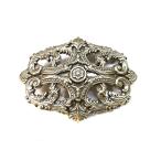 #SALE# Vintage способ [ Cross ] пряжка 40mm ширина соответствует [ серебряный ] мужской женский большой размер античный дизайн 