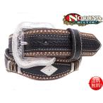 NOCONA(nokona) корзина low hyde dia комбинированный Conti . корзина заклепки переключатель Western ремень Brown чай Country kau Boy бесплатная доставка 