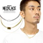 ネックレス メンズ ダブル チェーン シンプル プレート レディース ユニセックス アクセ ステンレス ペンダント