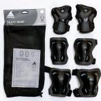 ROLLERBLADE ローラーブレード 防具 手首 肘 ヒザ 3点セット 大人用プロテクター SKATE GEAR 3-PACK Black スケートギア インライン スケートボード用