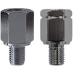 タナックス バイクミラー ナポレオン 正ネジアダプター メッキ 逆8mm→正8mm SHM-8