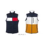 トミーヒルフィガー TOMMY HILFIGER メンズ 2021年秋冬 ゴルフ THフラッグ リバーシブルベスト　THMA187
