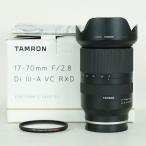 [美品 | フィルター付] TAMRON 17-70mm F/2.8 Di III-A VC RXD (Model B070) [ソニーE用] | SONY Eマウント