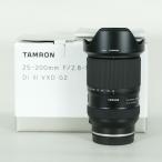 [美品] TAMRON 25-200mm F/2.8-5.6 Di III VXD G2 (Model A075) [ソニーE用] | SONY Eマウント