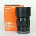[良品] SONY E 50mm F1.8 OSS SEL50F18 [ブラック] | SONY Eマウント