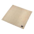 キャプテンスタッグ(CAPTAIN STAG) 焚き火台シート 焚火シート 80×80cm 耐熱温度700℃ グラスファイバー製 UG-3300 ベー