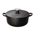 ショッピングル・クルーゼ ル・クルーゼ(LE CREUSET) ココット・ロンド 22cmマットブラック
