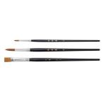 a- Tec высококлассный дерево ось дизайн кисть 3 шт. комплект 10753