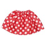 a- Tec полька-дот soft атлас юбка красный 14844