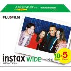 富士フイルム(FUJIFILM) チェキ instax WIDE ホワイト チェキWIDE用インスタントフィルム 10枚入り×5